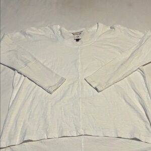 CAbi White Long Sleeve Shirt